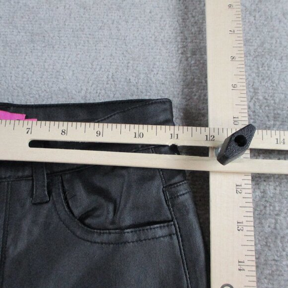 Edikted Luna Faux Leather Flare Pants Womens XS Grunge Y2K Clubwear Going Out - Picture 6 of 13